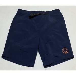 Spitfire Bighead Men's Navy Skate Shorts Large Athletic Swim Trunks Flame Wheel